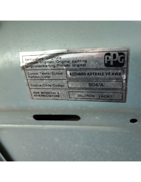 Portellone posteriore usato per Fiat Punto II 188, colore Azzurro Astrale 804/A