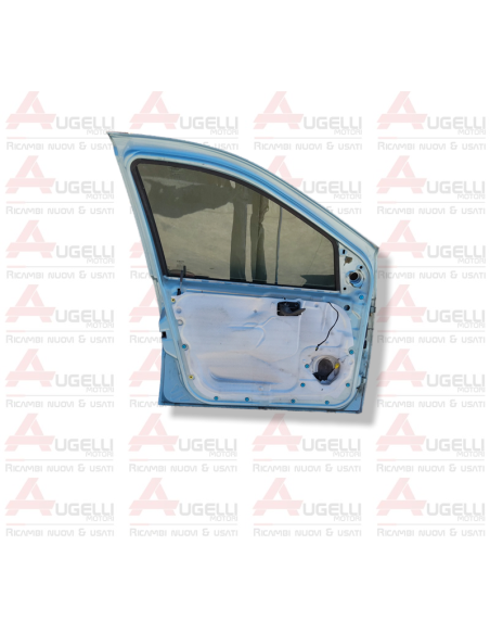 Portiera anteriore sinistra usata per Fiat Punto II (188) a 5 porte, colore Azzurro Astrale - 804/A.