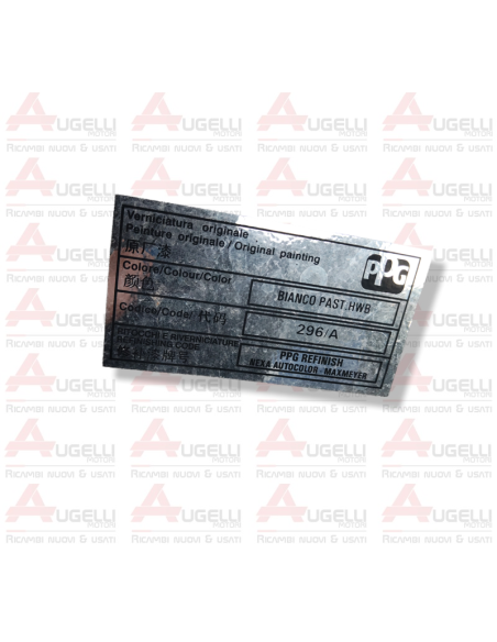 Cofano Anteriore Fiat Panda III 2012 (BIANCO PAST. - 296/A) Usato