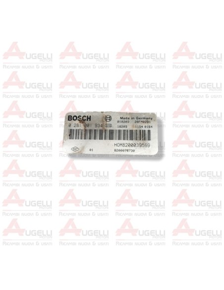 Centralina impianto iniezione Bosch 0 281 001 934